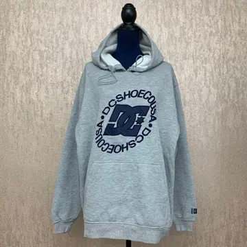DC SHOES 디시 슈즈 DC 그레이 후드 부착 후드티