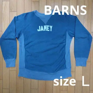 [ BARNS ] 반스 맨투맨 트레이닝복 앞V 가제트