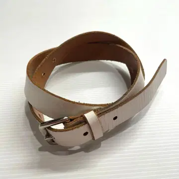 가죽 화이트 벨트