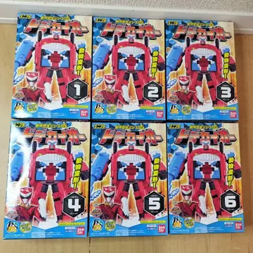 동물전대 쥬오우쟈 미니프라 동물합체 시리즈05 빅 합체 오 전6종