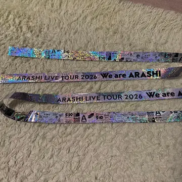 ARASHI LIVE TOUR 2026 은색 테이프