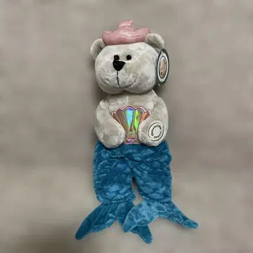 스벅 기념일 2022 베어리스타 머메이드 그린 봉제 인형