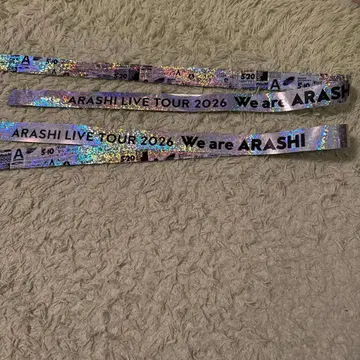 ARASHI LIVE TOUR 2026 은색 테이프