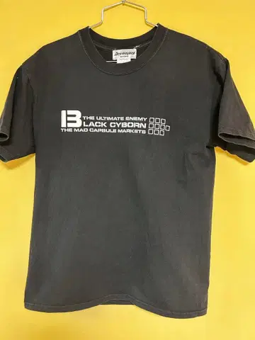THE MAD CAPSULE MARKETS 티셔츠 M 머드 블랙