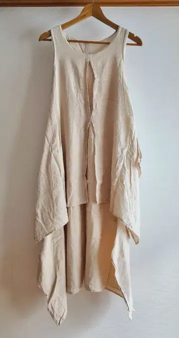 민소매 코튼 100% 원피스