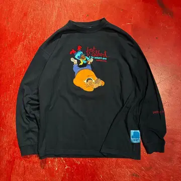 Platinum FUBU 오버 사이즈 롱 Tee 네이비 플래티넘 후부