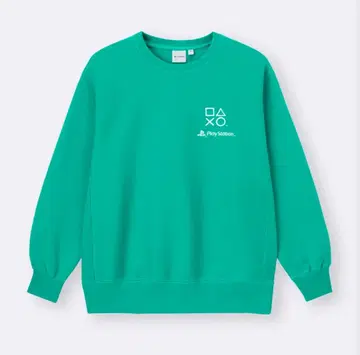 플레이스테이션 그린 맨투맨 S 미사용 새상품 1점