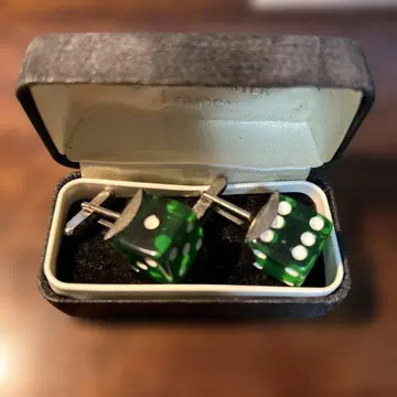 사이먼 카터 주사위 디자인 커프 링크스