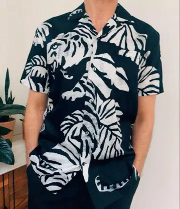 더블 레인보우 NIGHTCRAWLER 하와이안 셔츠