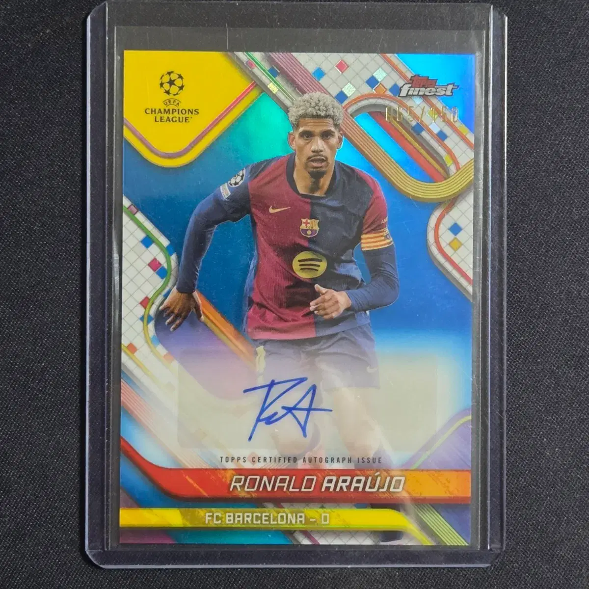 [스포츠 카드]Topps Finest 아라우호 150한정 오토