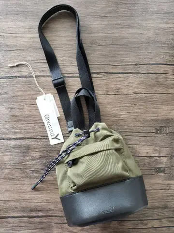 Ground Y 백 WRINKLED NYLON 2 WAY POUCH