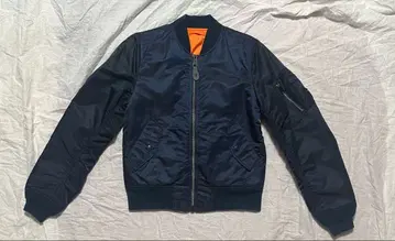 알파 ALPHA MA-1 플라이트 자켓 네이비 M 여성용