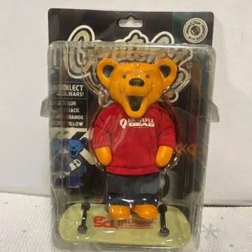 그레이트풀 데드 베어 피규어 스케이트보드 포함 오렌지 소프트 비닐