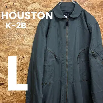 HOUSTON 플라이트 수트 K-2B 사이즈 L 세이지 미사용 무료배송