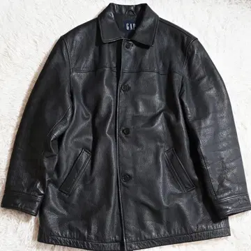 올드 갭 가죽 카 코트 가죽 자켓