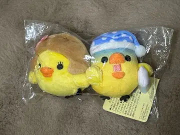 [레어] 리락쿠마 키이로이토리 무비 손바닥 봉제 인형 세트