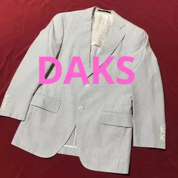 [ 새상품급 ] DAKS 시어서커 자켓 실크 SALE