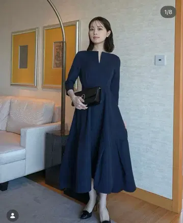 l'aube blanc keyneck jacquard dress