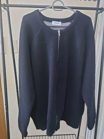 MONO-MART 네이비 지퍼 스웨터