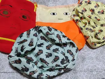 은혼 특전 파우치 4개 세트 카구라 저스타웨이