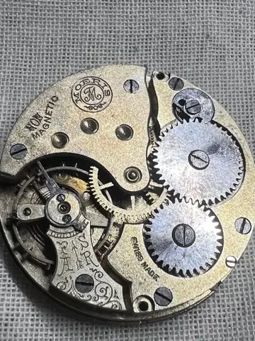 Moeris 스위스산 회중시계 무브 수동 와인딩 정크