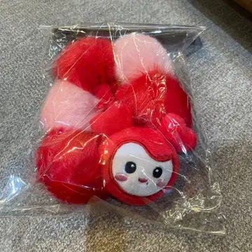 TWICE MINI LOVELYs 스크런치 빨간색 핑크 채영 채브리