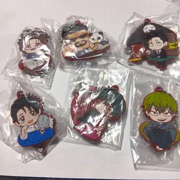 주술회전 캐릭터 반쵸코 러버 마스코트 -사멸회유- 6종 세트 판매
