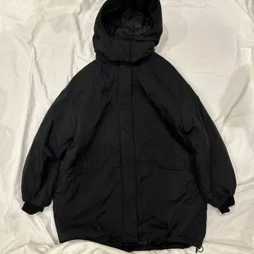 wego 몬스터 후드티 다운 블랙