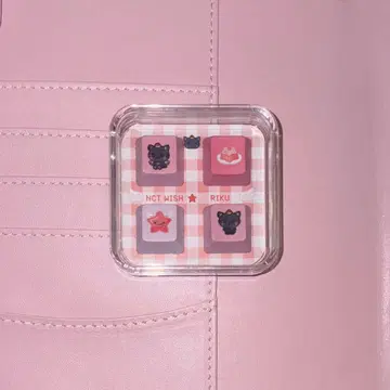 nctwish 리쿠 밤 키캡 키보드