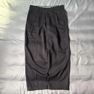 90s 빈티지 멕시코제 피치 스킨 투 턱 와이드 슬랙스