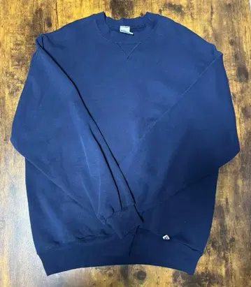 90s USA제 네이비 무지 Russell 러셀 맨투맨 XL