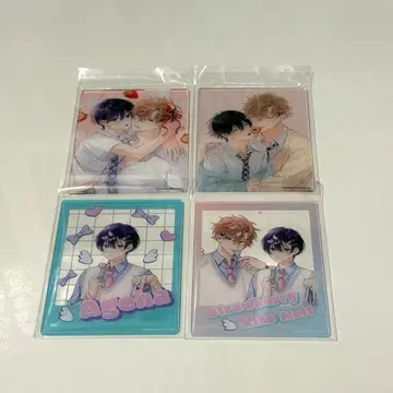 [ 익명 ] 스트로베리 키스 멜트 사쿠라 리코 아크릴 카드 4장 세트