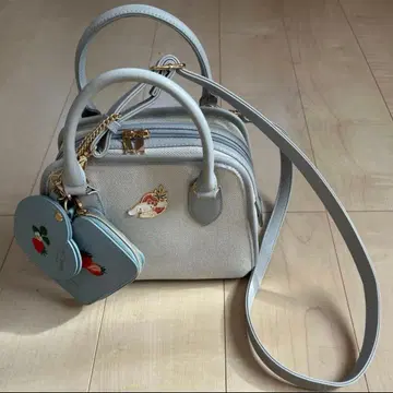 시나몬 딸기 숄더백 거울 파우치 포함