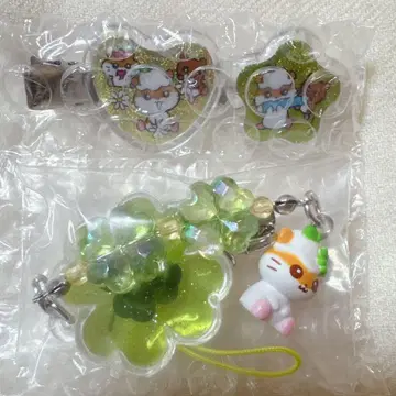 산리오 구슬 액세서리 클로버 스트랩 코로코로쿠리린