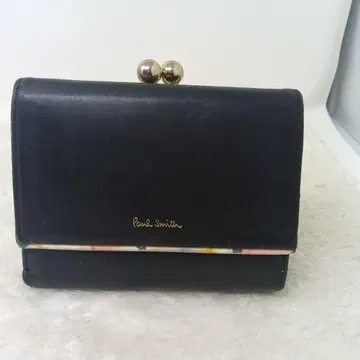 Paul Smith 마가렛 프린트 트리밍 가마구치 3단 폴더형 지갑