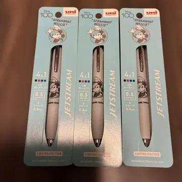 UNI JETSTREAM 4&1 4색 볼펜 미키마우스 한정판