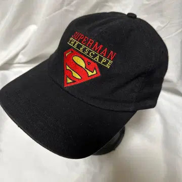 90s 슈퍼맨 더 케이프 자수 타이틀 야구 모자