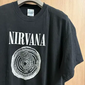 90s NIRVANA Vestible T셔츠 XL USA 빈티지