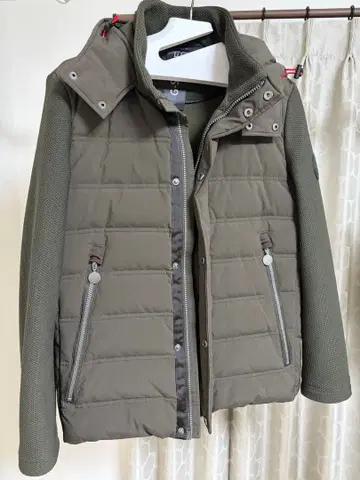 ABAHOUSE G-Stage 올리브 그린 퀼팅 자켓