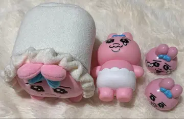 빤쮸토끼 GU 콜라보 파우치 소프트 비닐 피규어 달려라! 빤쮸토끼