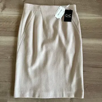 쿠 드 샹스 / 타이트 스커트 M / 베이지