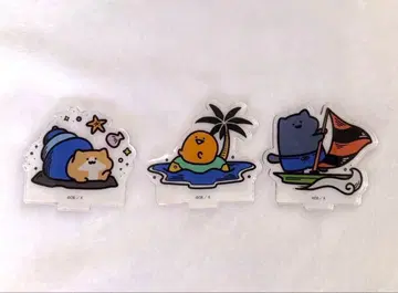 오문구와 함께 새끼 고양이 젤리 고양이 아크릴 스탠드 하와이