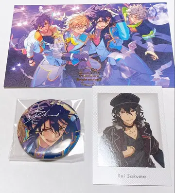 앙스타 사쿠마 레이 10th 전시회 캔뱃지 특전 엽서 파샤츠