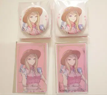 [ 단간론파/아카마츠 카에데 ] 마네키네코 캔뱃지&클리어 카드