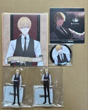 Royal Scandal 로이스캐 루이스 캔뱃지 복권 코스터 색지