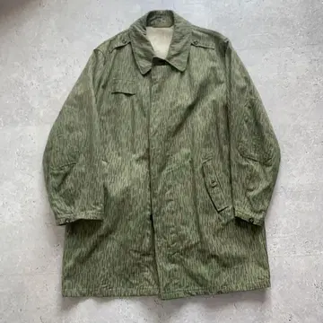 구제 의류 military 체코군 M-60 레인 드롭 카모 필드 코트