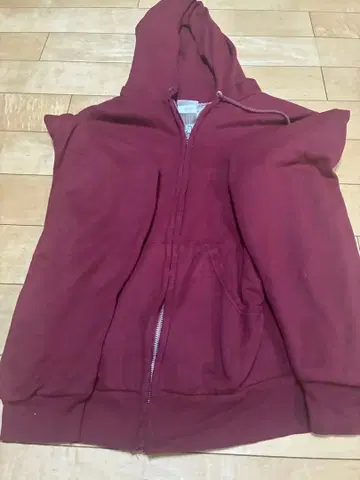 70s 80s USA제 더블 페이스 지퍼 후드티