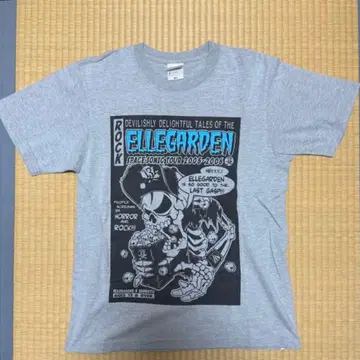 ELLEGARDEN SONIC TOUR 티셔츠 M 사이즈 그레이