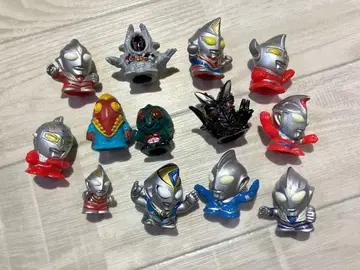 울트라맨 손가락 인형 소프트 비닐 티가 다이나 세븐 레트로 가면라이더