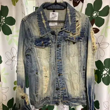 midas 데미지 데님 자켓